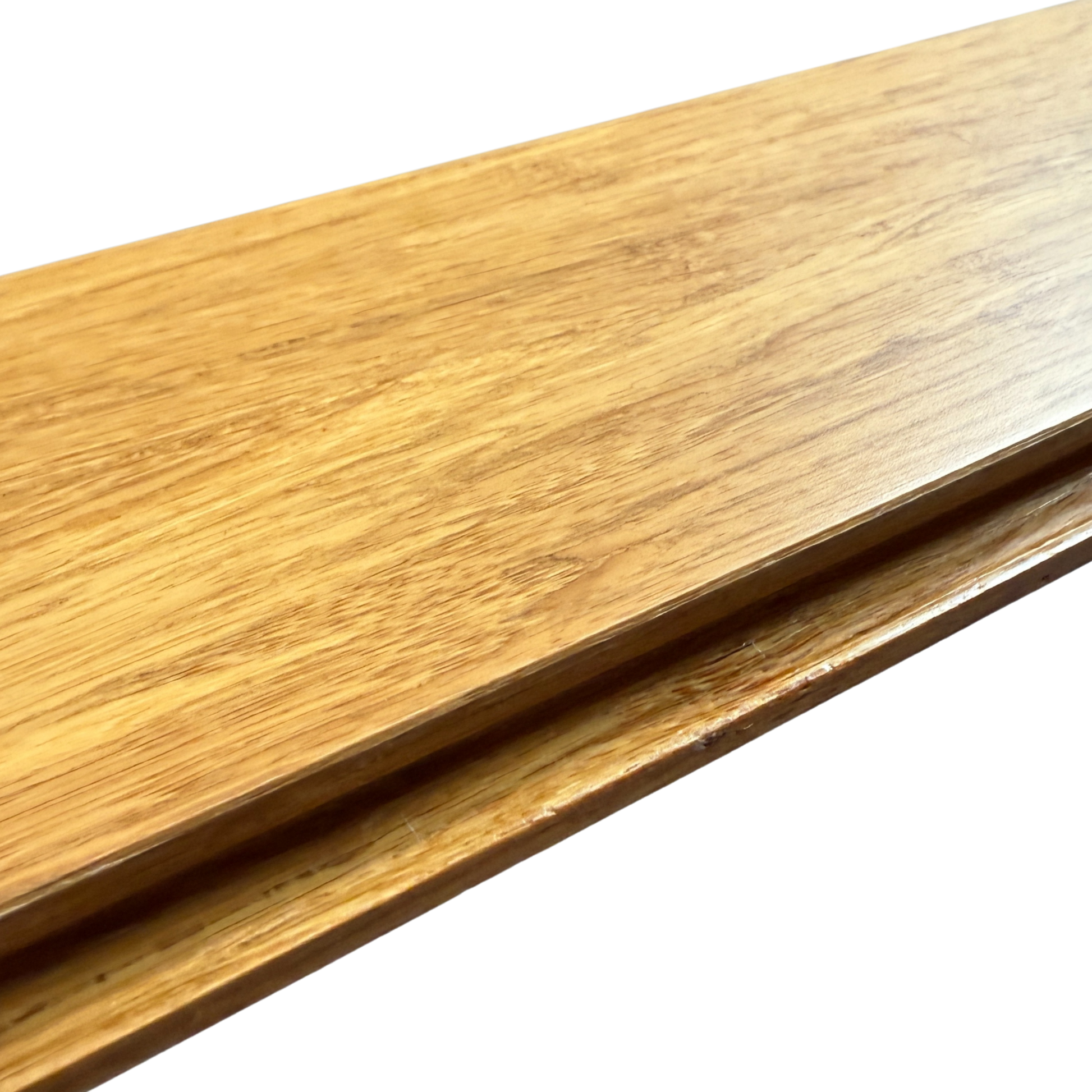 Dunkelbraune Bambus-Landhausdielen mit Klick-System von Bambusparkett Glimpex-G, hochverdichteter Faserbambus, Bodenbelag.