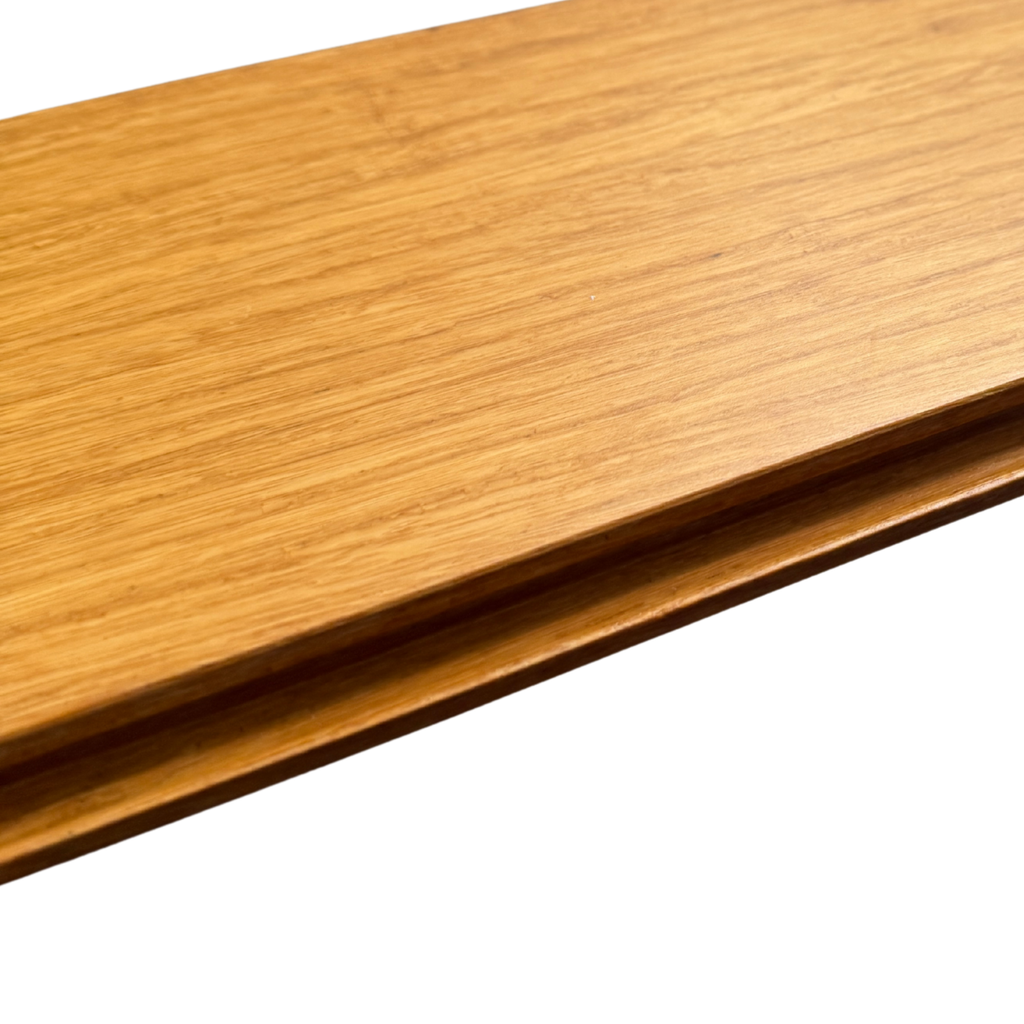 Dunkelbraune Bambus-Landhausdielen mit Klick-System, hoch verdichteter Faserbambus, Laminatboden von Bambusparkett Glimpex-G