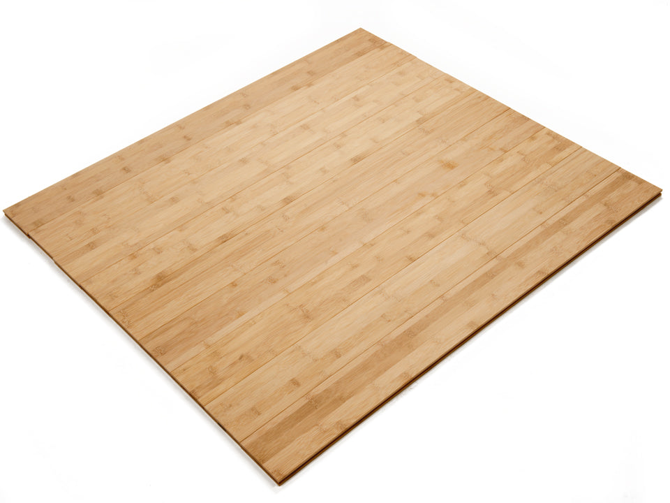 Dunkles horizontal Bambusparkett von Glimpex-G, rohe Holzoptik, langlebiges Bodenbelag mit natürlichem Bambusdesign.