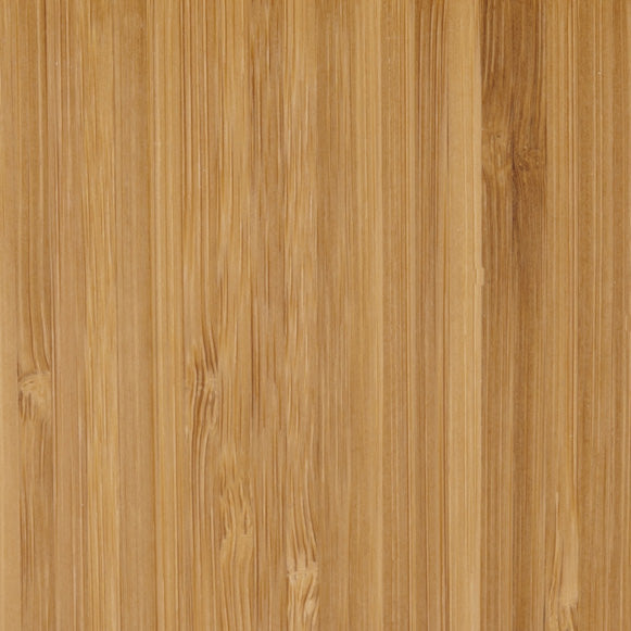 Dunkles Bambusparkett in vertikaler Verlegung, Rohzustand, von Glimpex-G, sichtbare Holzmaserung und Oberflächenstruktur.