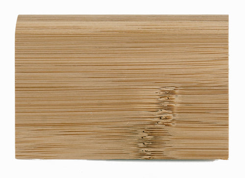 Bambusfußleiste | dunkel, horizontal, roh