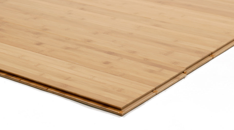 Bambusschnellparkett dunkel lackiert Flächenmuster