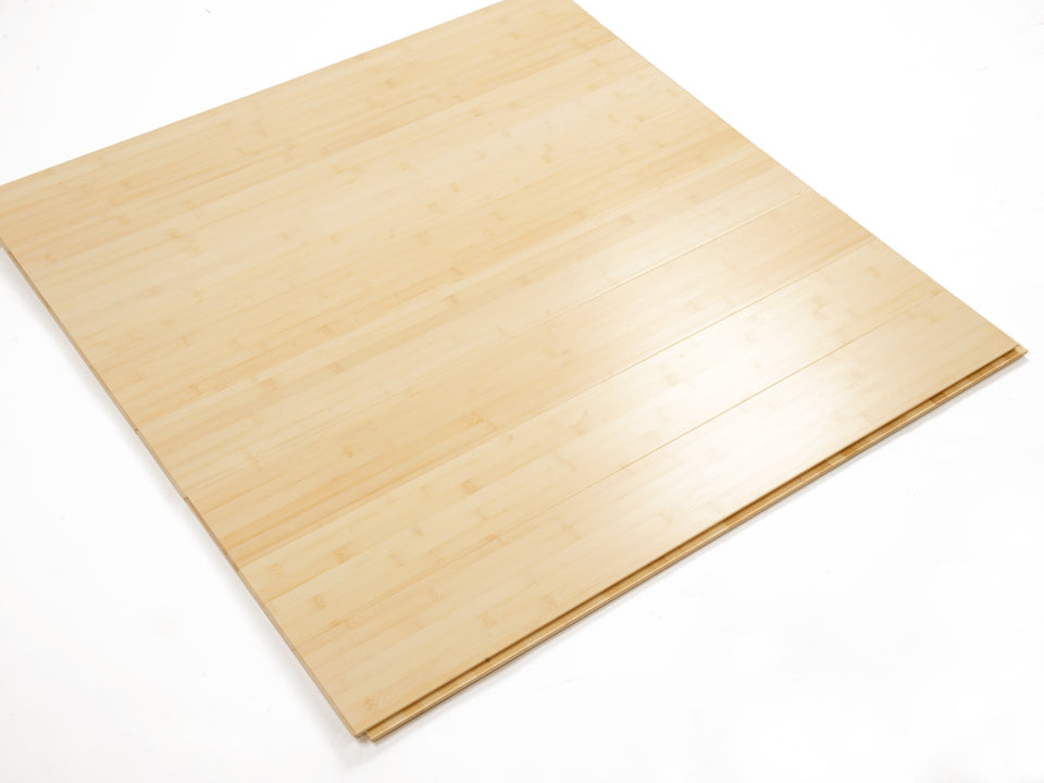 Bambusschnellparkett hell lackiert Flächenmuster