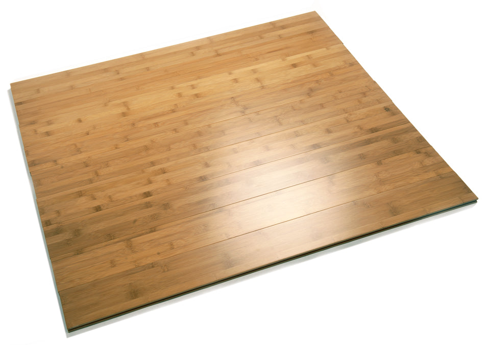 Bambusparkett dunkel horizontal lackiert Flächenbeispiel